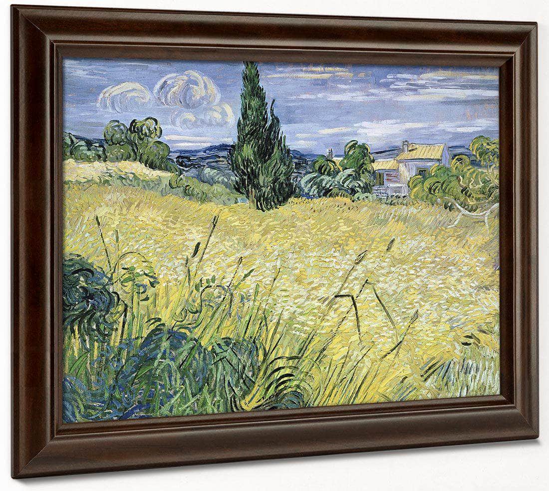 Landscape With Green Corn By Vincent Van Gogh Fine Art Print