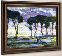 Landscape With Irises By Henry Ossawa Tanner Fine Art Print