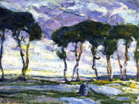 Landscape With Irises By Henry Ossawa Tanner Fine Art Print