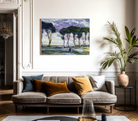 Landscape With Irises By Henry Ossawa Tanner Fine Art Print