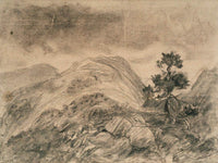 Landscape With Pine By Nicolai Astrup Fine Art Print