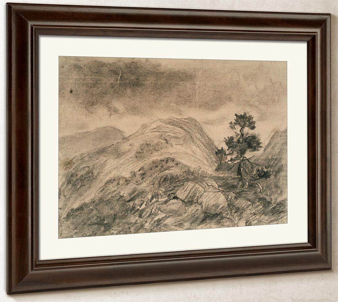 Landscape With Pine By Nicolai Astrup Fine Art Print