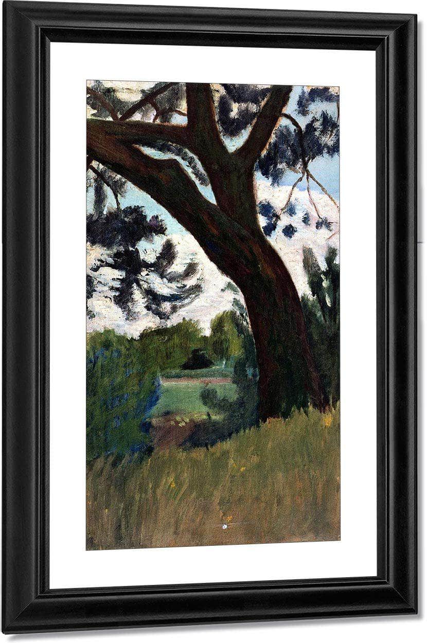 Landscape With Pine By Paula Modersohn Becker Fine Art Print
