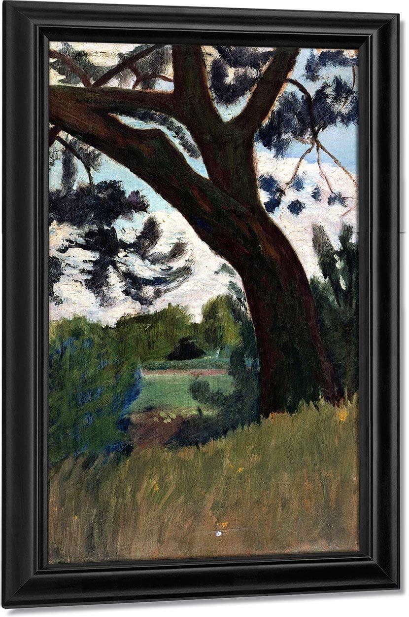 Landscape With Pine By Paula Modersohn Becker Fine Art Print
