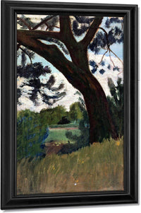 Landscape With Pine By Paula Modersohn Becker Fine Art Print