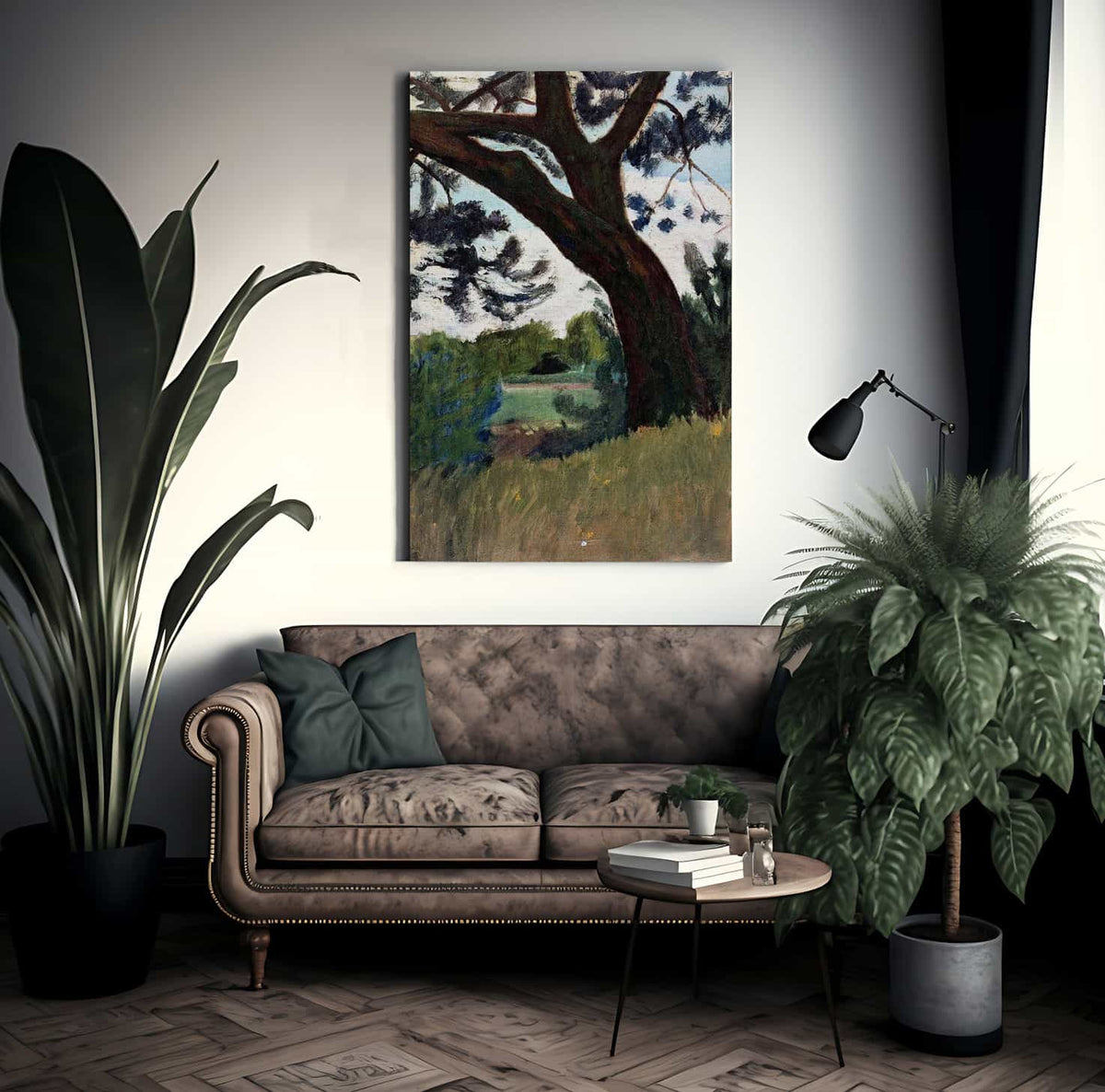 Landscape With Pine By Paula Modersohn Becker Fine Art Print