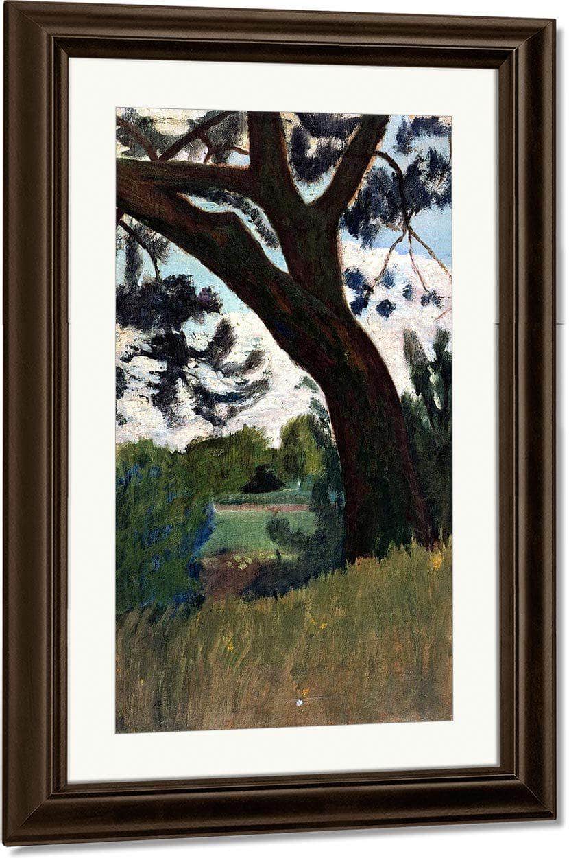 Landscape With Pine By Paula Modersohn Becker Fine Art Print