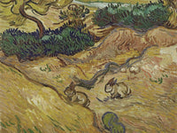 Landscape With Rabbits By Vincent Van Gogh Fine Art Print