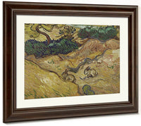 Landscape With Rabbits By Vincent Van Gogh Fine Art Print