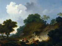 Landscape With Shepherds And Flock Of Sheep 1763 1765 52X73Cm National Museum Of Western Art By Jean Honore Fragonard Fine Art Print