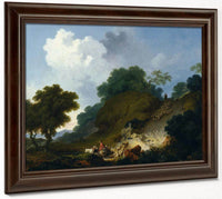 Landscape With Shepherds And Flock Of Sheep 1763 1765 52X73Cm National Museum Of Western Art By Jean Honore Fragonard Fine Art Print