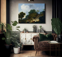 Landscape With Shepherds And Flock Of Sheep 1763 1765 52X73Cm National Museum Of Western Art By Jean Honore Fragonard Fine Art Print