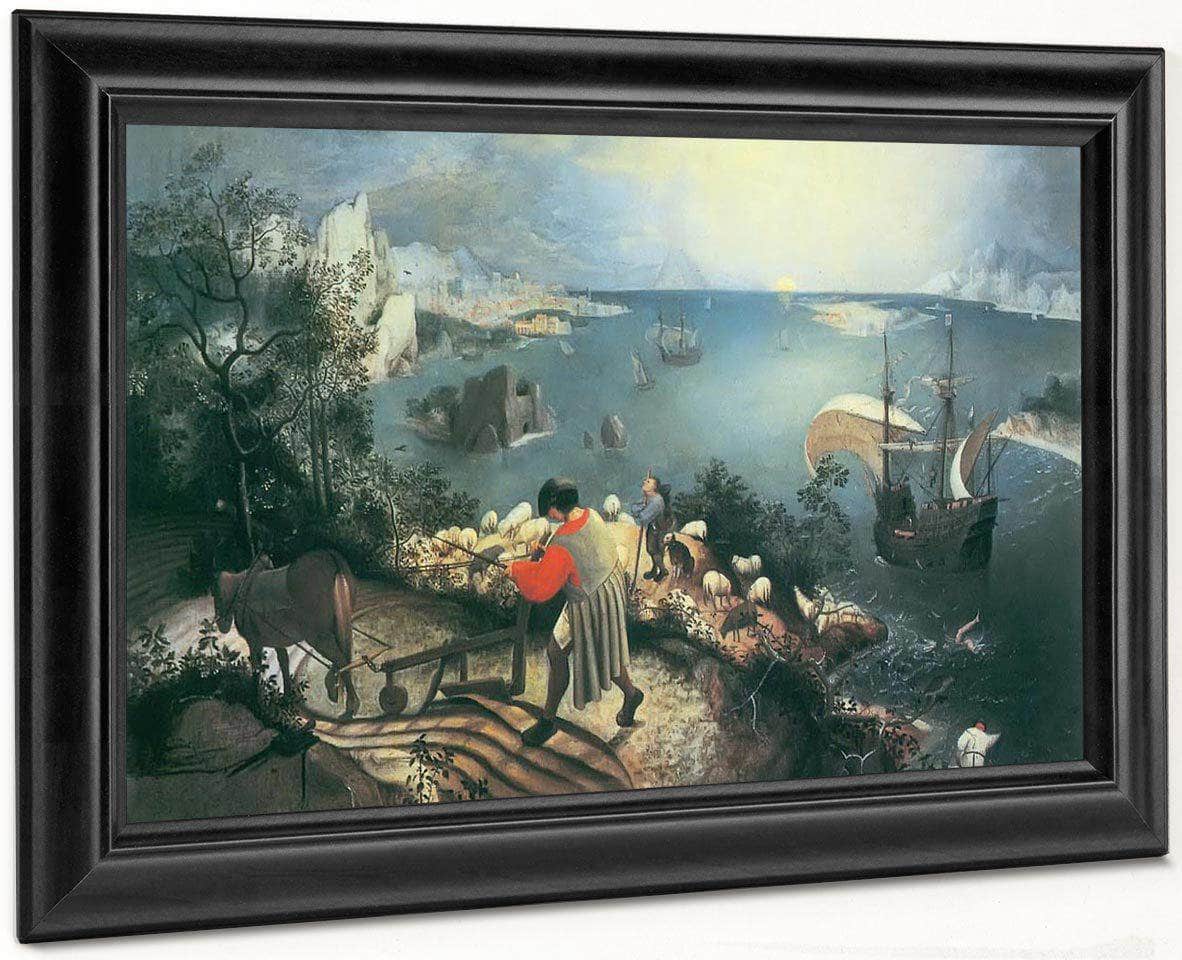 Landscape With The Fall Of Icarus By Pieter Bruegel Fine Art Print