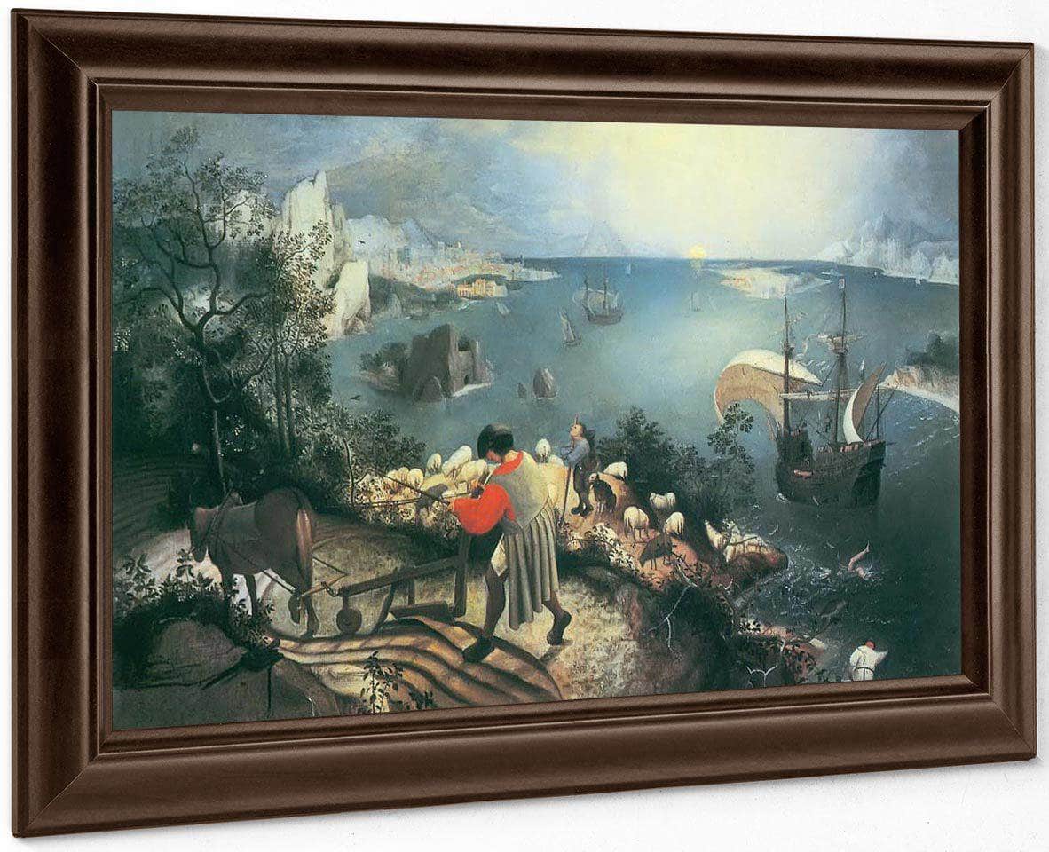Landscape With The Fall Of Icarus By Pieter Bruegel Fine Art Print