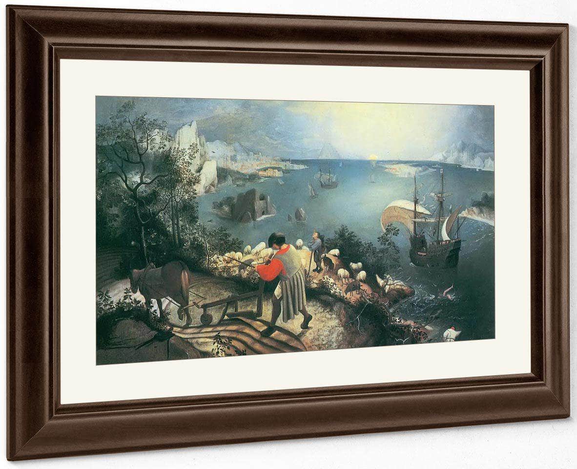 Landscape With The Fall Of Icarus By Pieter Bruegel Fine Art Print