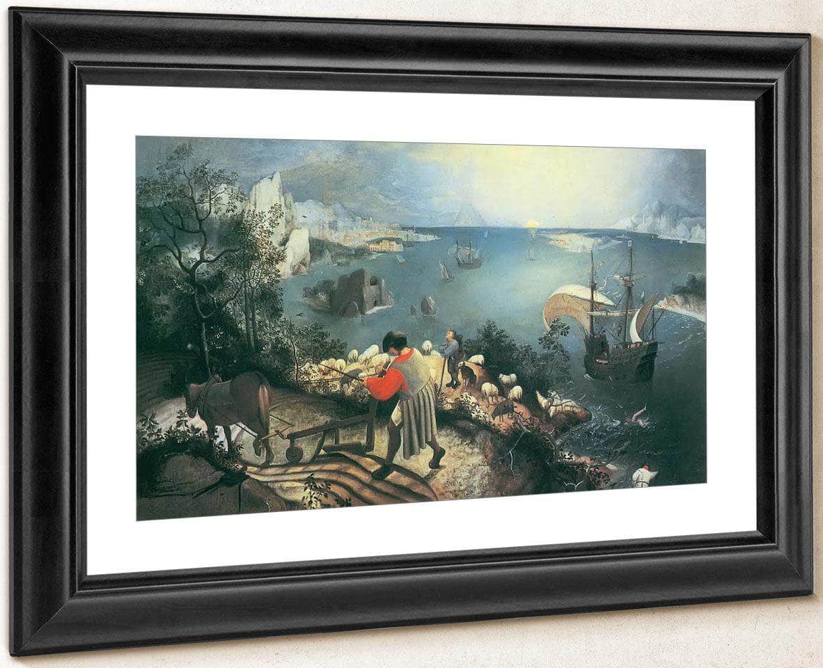 Landscape With The Fall Of Icarus By Pieter Bruegel Fine Art Print