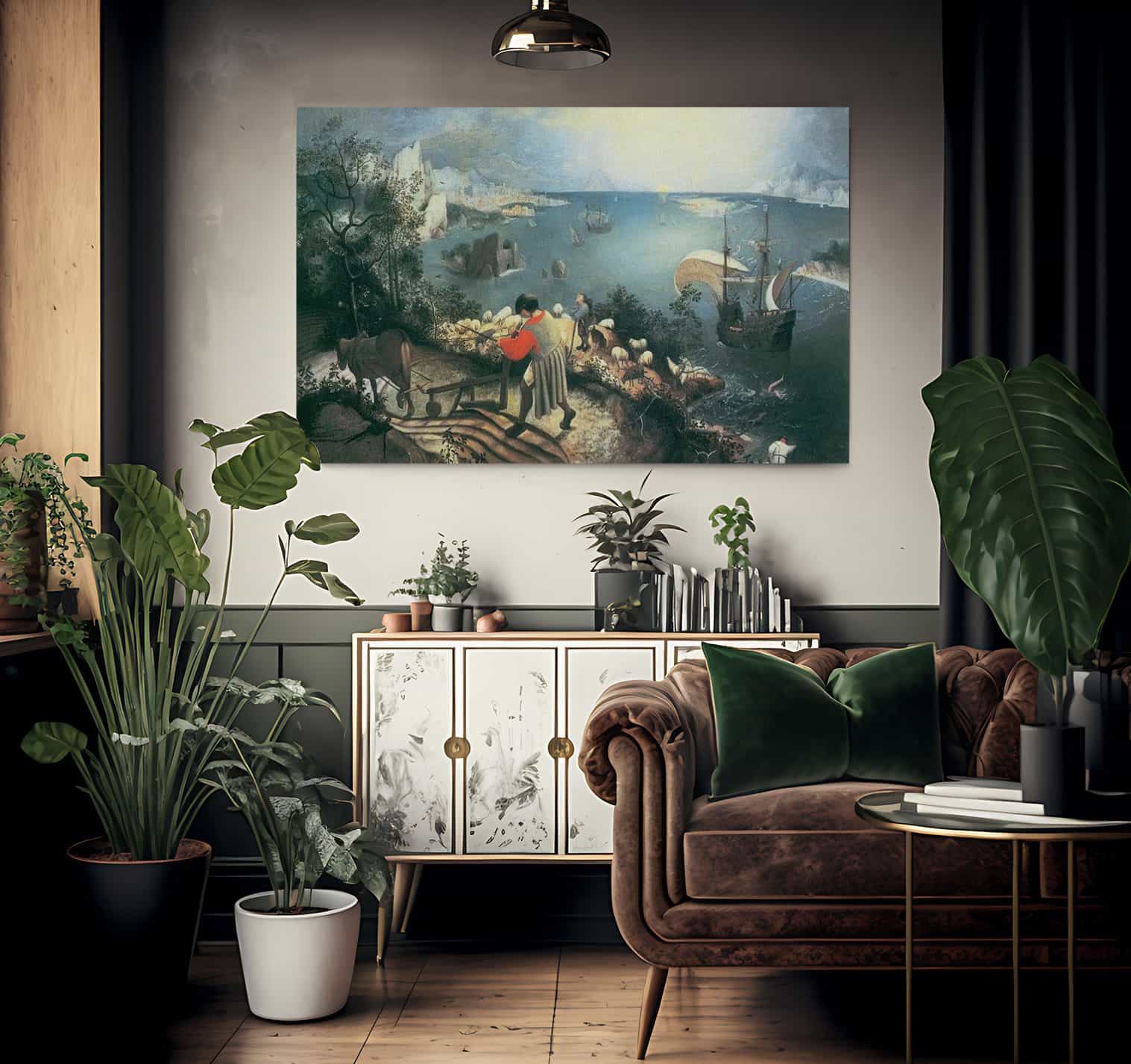 Landscape With The Fall Of Icarus By Pieter Bruegel Fine Art Print
