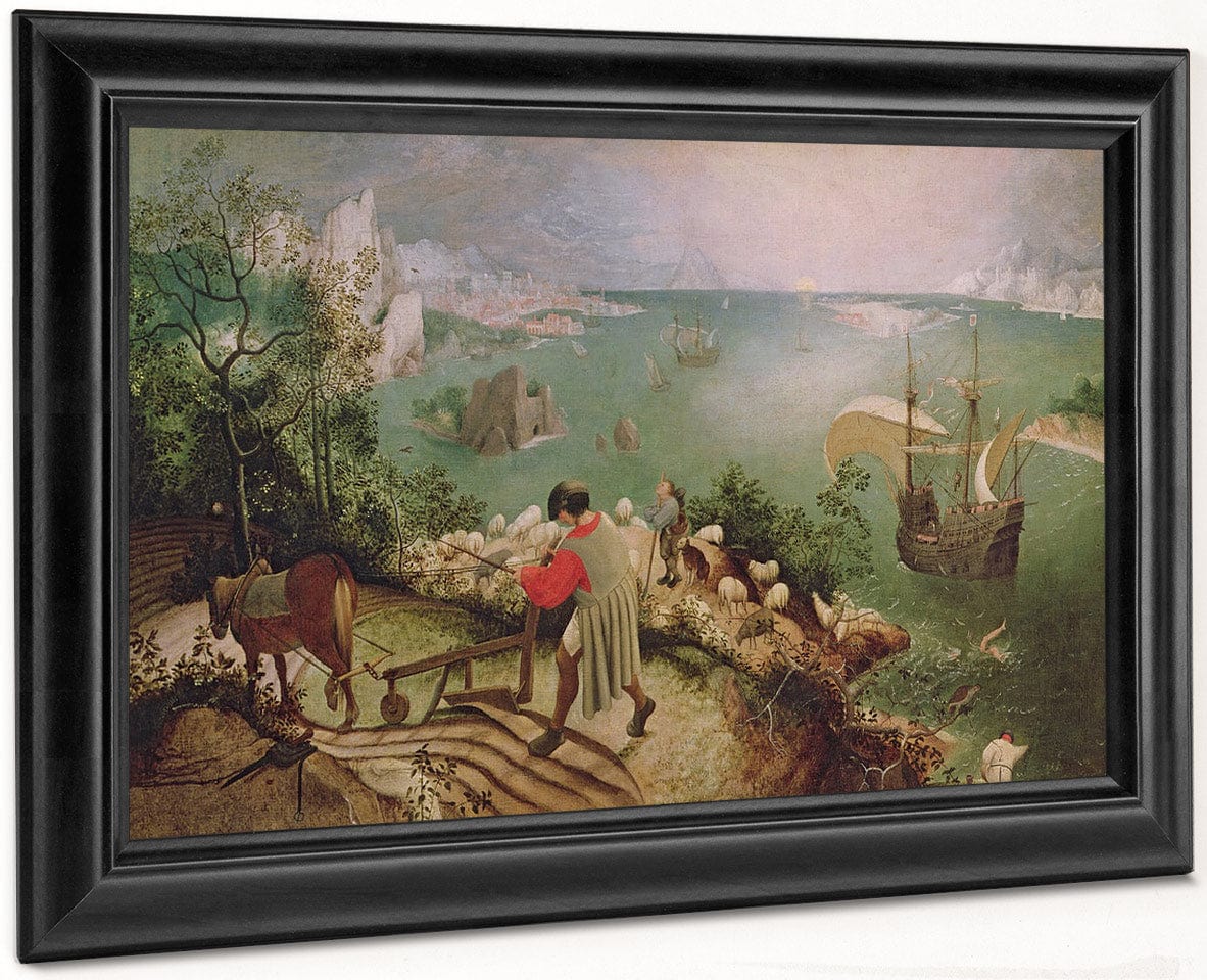 Landscape With The Fall Of Icarus By Pieter Brueghel Ii Fine Art Print