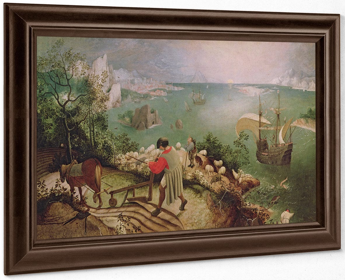 Landscape With The Fall Of Icarus By Pieter Brueghel Ii Fine Art Print