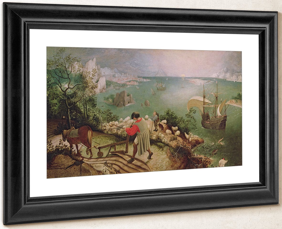 Landscape With The Fall Of Icarus By Pieter Brueghel Ii Fine Art Print