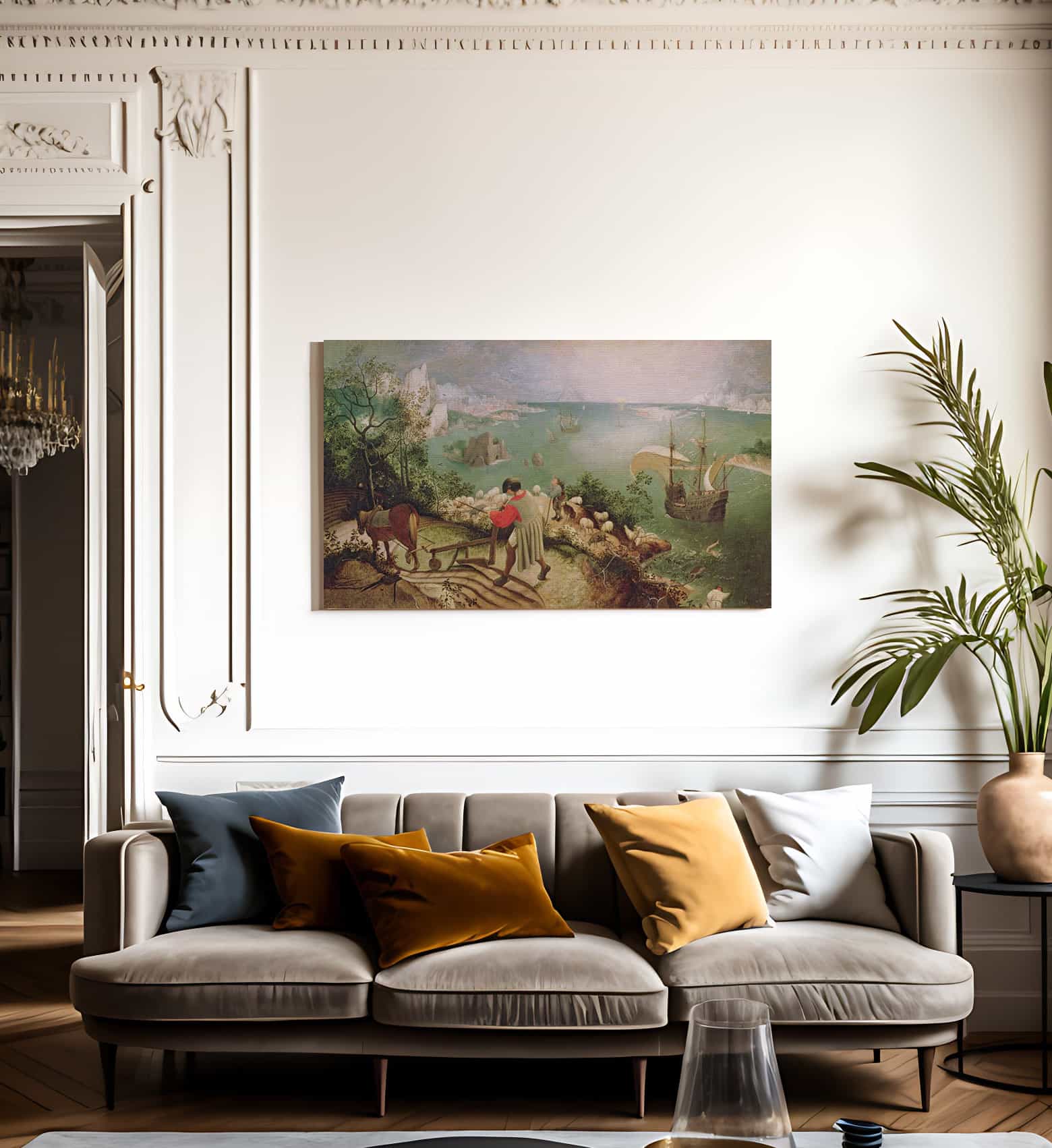 Landscape With The Fall Of Icarus By Pieter Brueghel Ii Fine Art Print