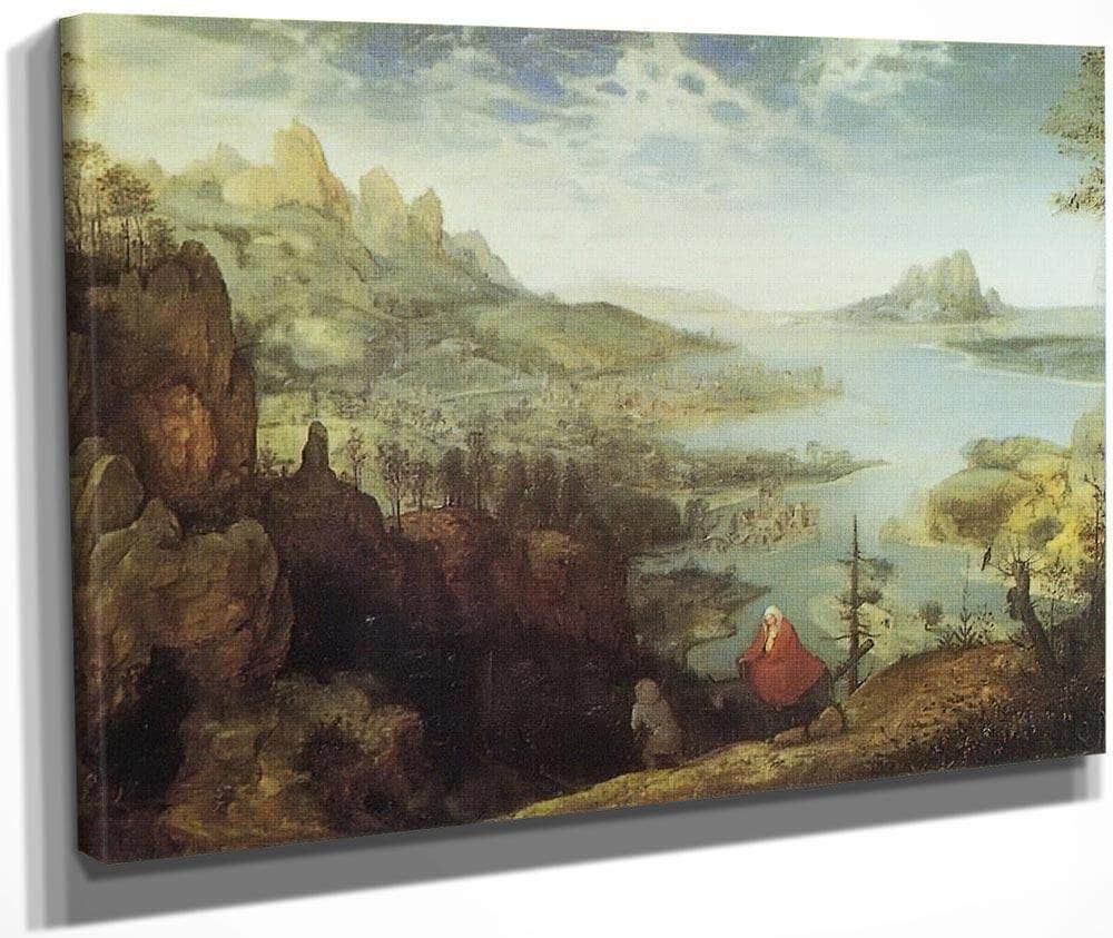 Landscape With The Flight Into Egypt By 1563 By Pieter Bruegel Fine Art Print
