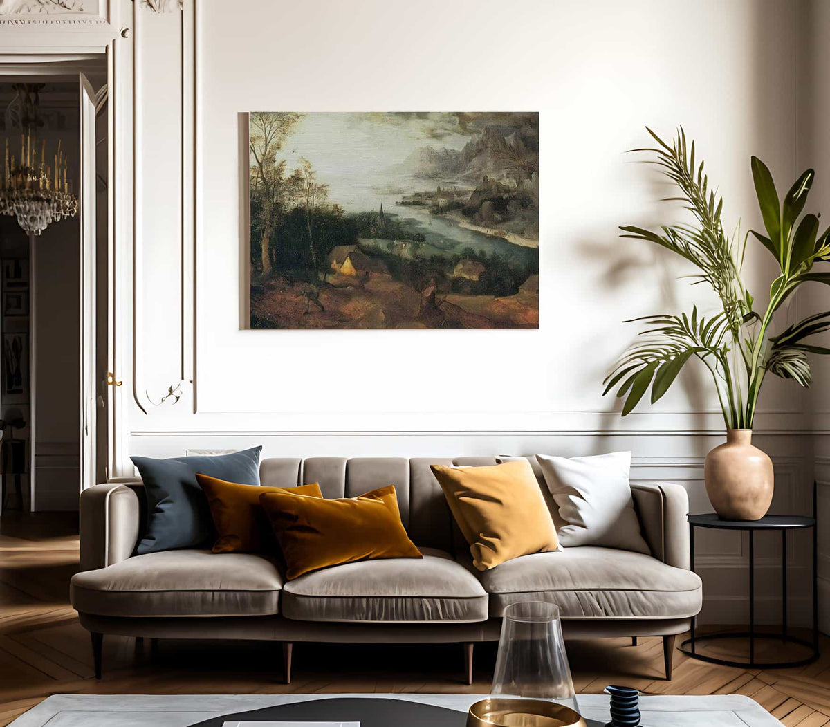 Landscape With The Parable Of The Sower 1557 By Pieter Bruegel Fine Art Print