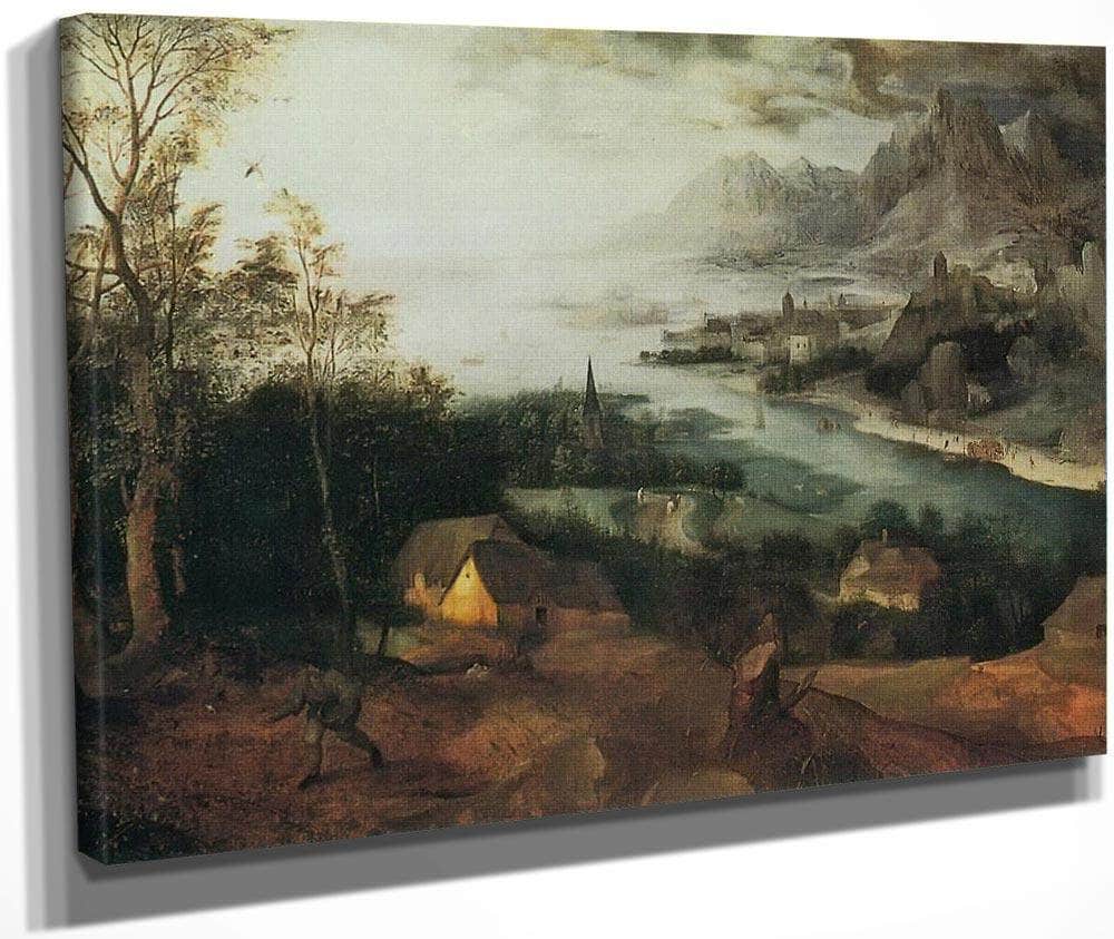 Landscape With The Parable Of The Sower 1557 By Pieter Bruegel Fine Art Print