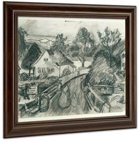 Landscape With White House By Nicolai Astrup Fine Art Print