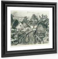 Landscape With White House By Nicolai Astrup Fine Art Print