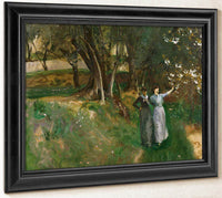 Landscape With Women In The Foreground By John Singer Sargent Fine Art Print