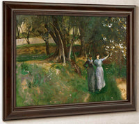 Landscape With Women In The Foreground By John Singer Sargent Fine Art Print