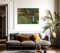 Landscape With Women In The Foreground By John Singer Sargent Fine Art Print