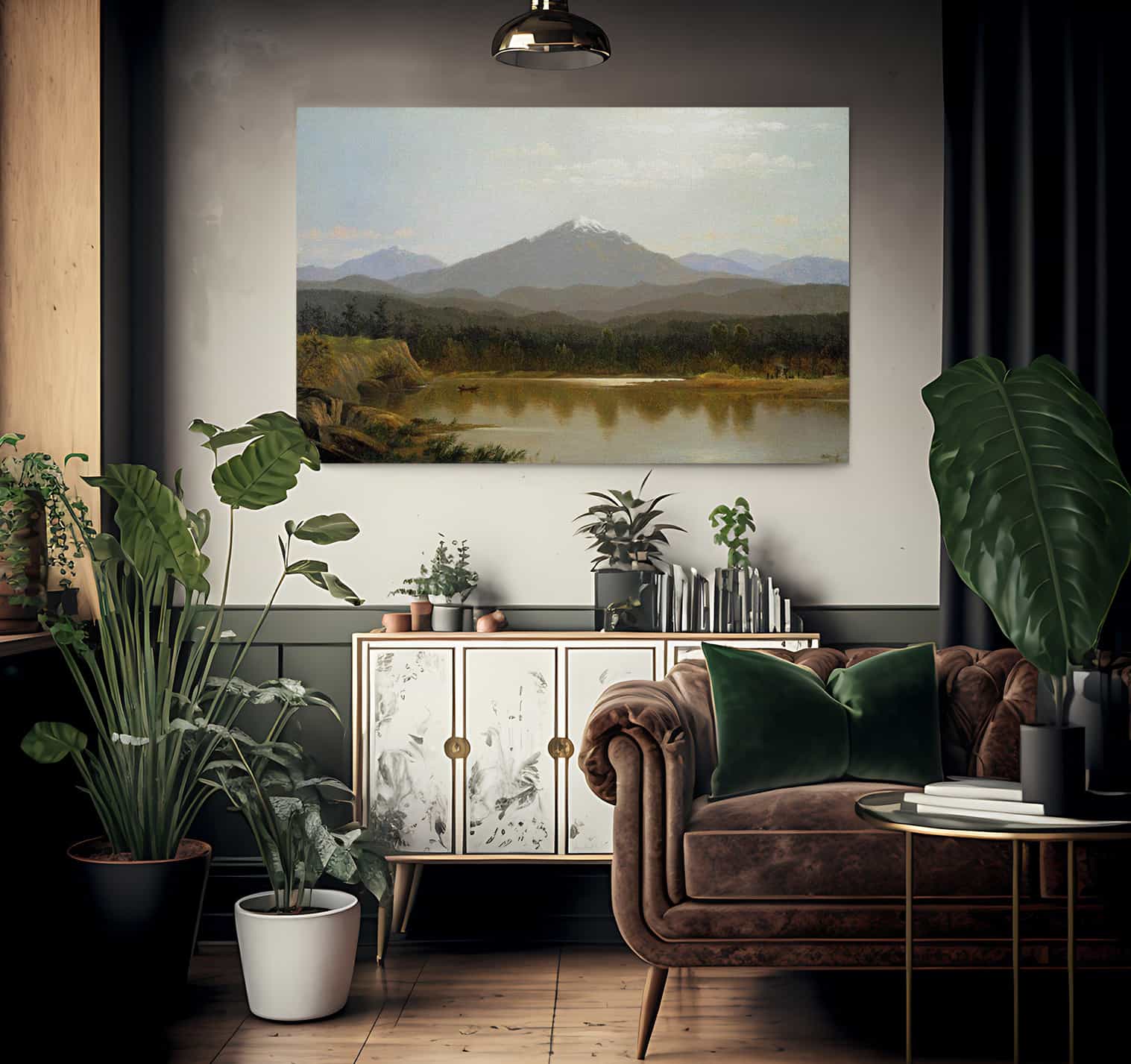 Laramie Peak By Albert Bierstadt Fine Art Print