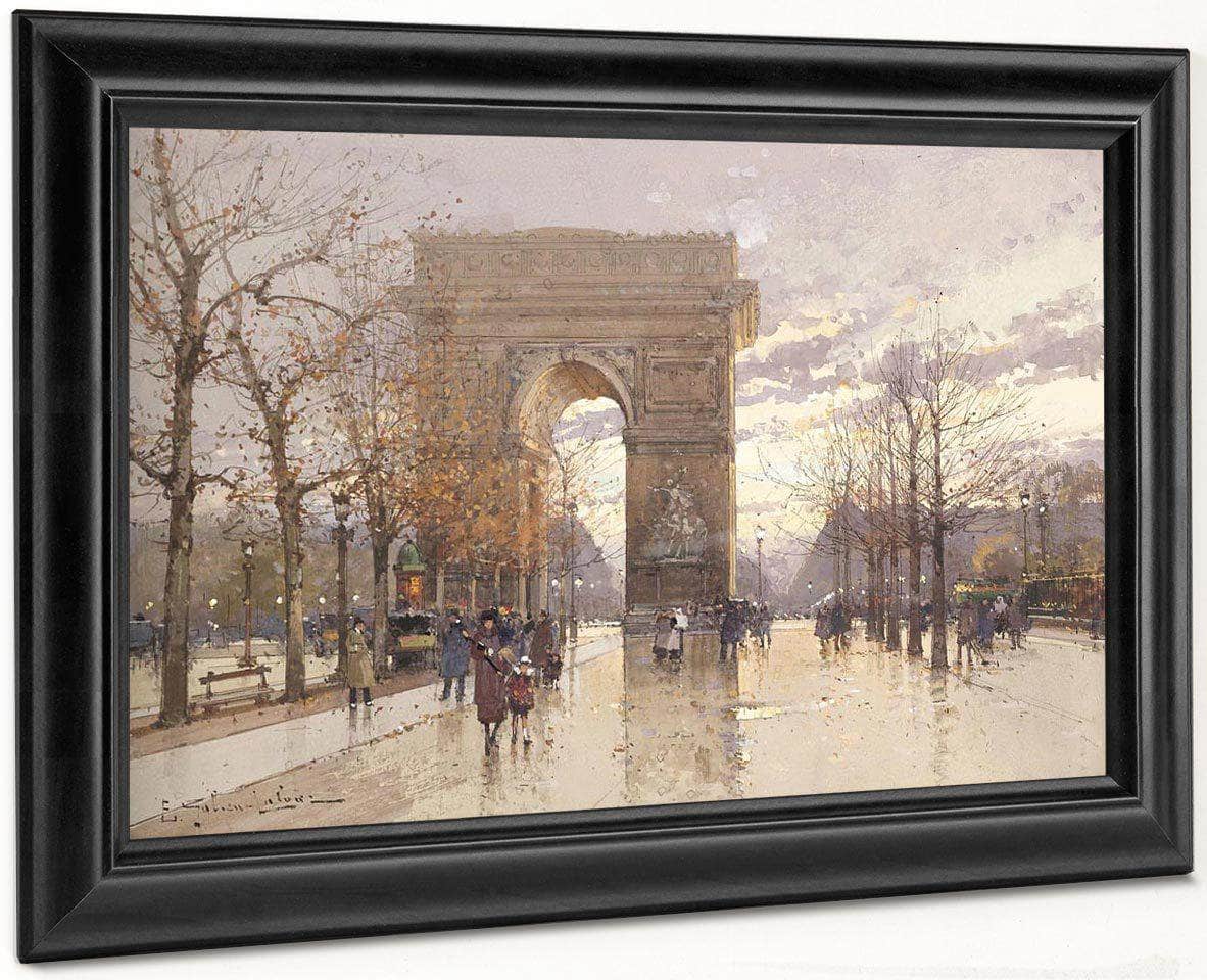 Larc De Triomphe 2 By Eugene Galien Laloue Fine Art Print