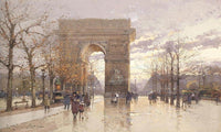 Larc De Triomphe 2 By Eugene Galien Laloue Fine Art Print