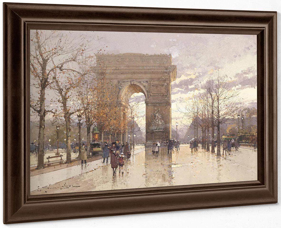 Larc De Triomphe 2 By Eugene Galien Laloue Fine Art Print