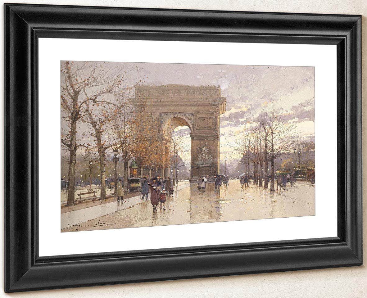 Larc De Triomphe 2 By Eugene Galien Laloue Fine Art Print