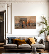 Larc De Triomphe Place De Letoile By Eugene Galien Laloue Fine Art Print