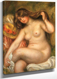 Large Bather By Pierre August Renoir Fine Art Print