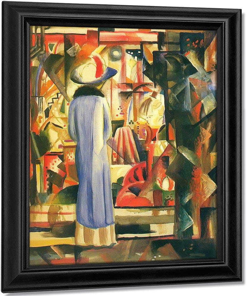 Large Bright Window By August Macke Fine Art Print