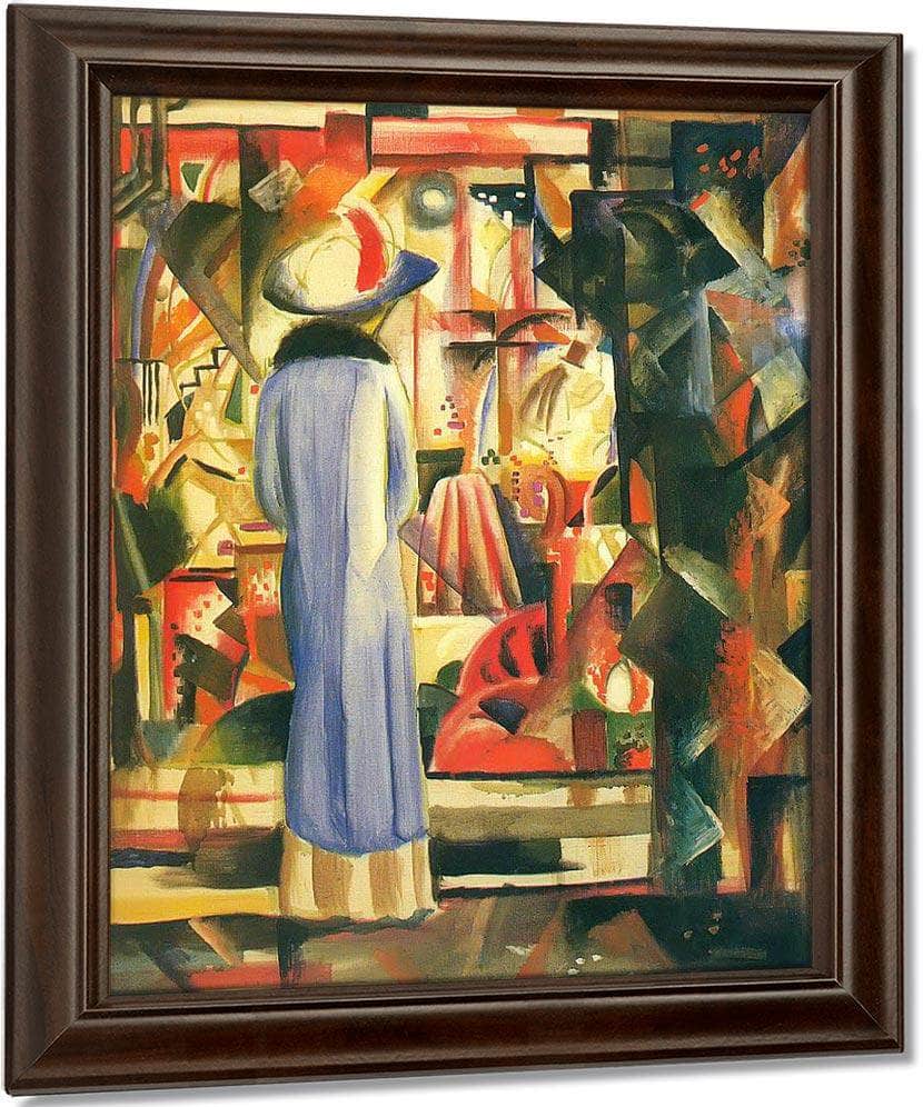 Large Bright Window By August Macke Fine Art Print