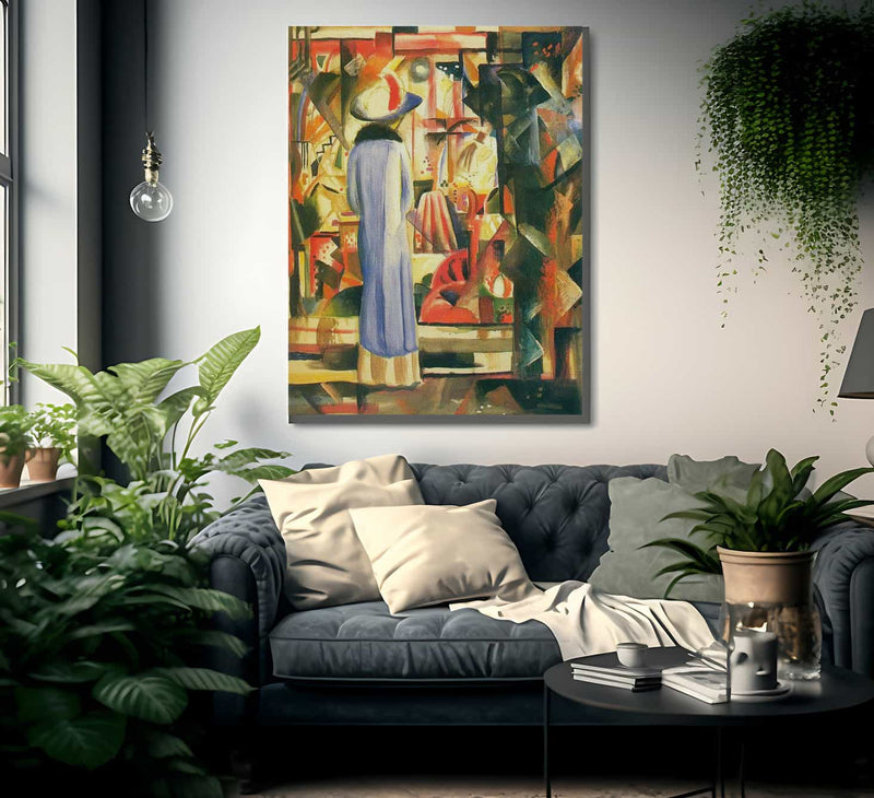 Large Bright Window By August Macke Fine Art Print