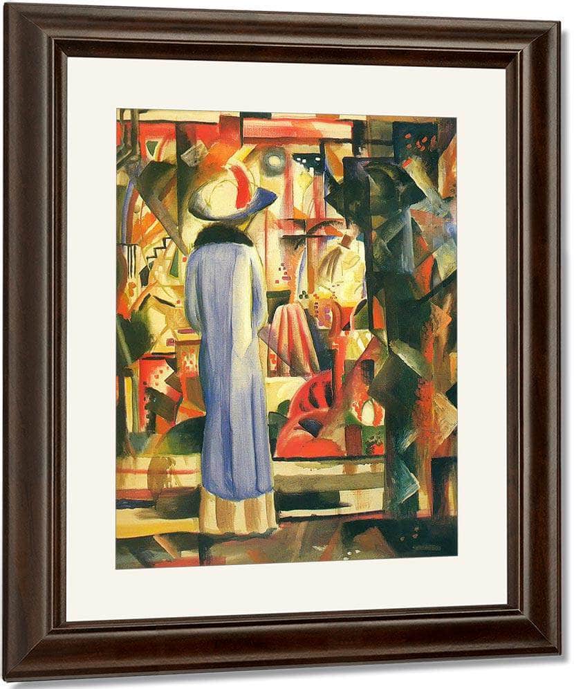 Large Bright Window By August Macke Fine Art Print