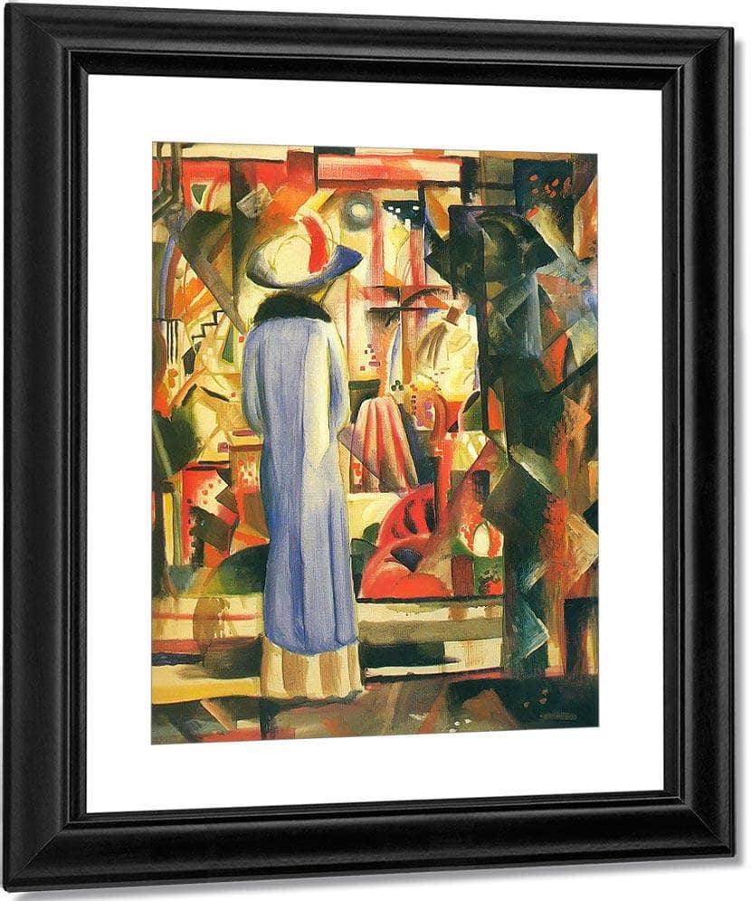 Large Bright Window By August Macke Fine Art Print