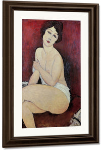 Large Seated Nude By Amedeo Modigliani Fine Art Print