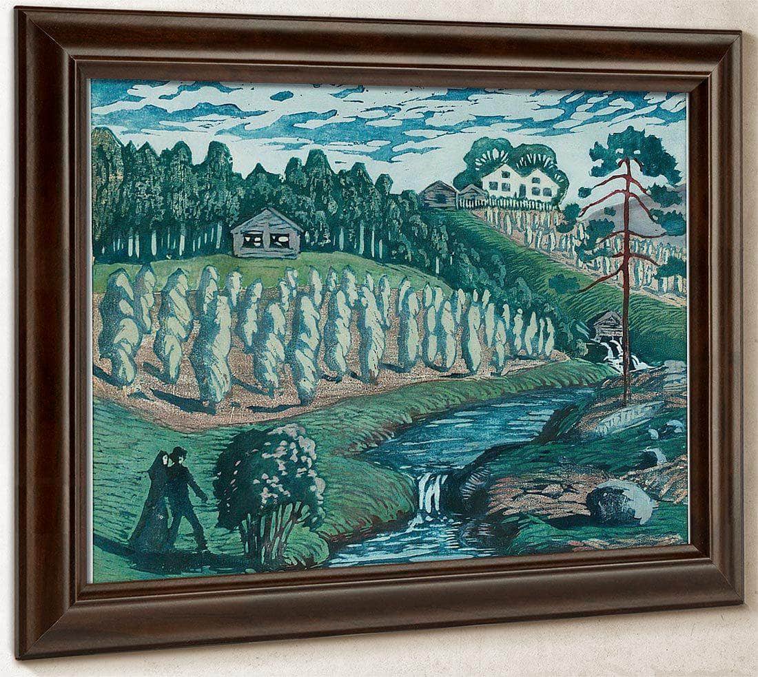 Large Stook 1 By Nicolai Astrup Fine Art Print