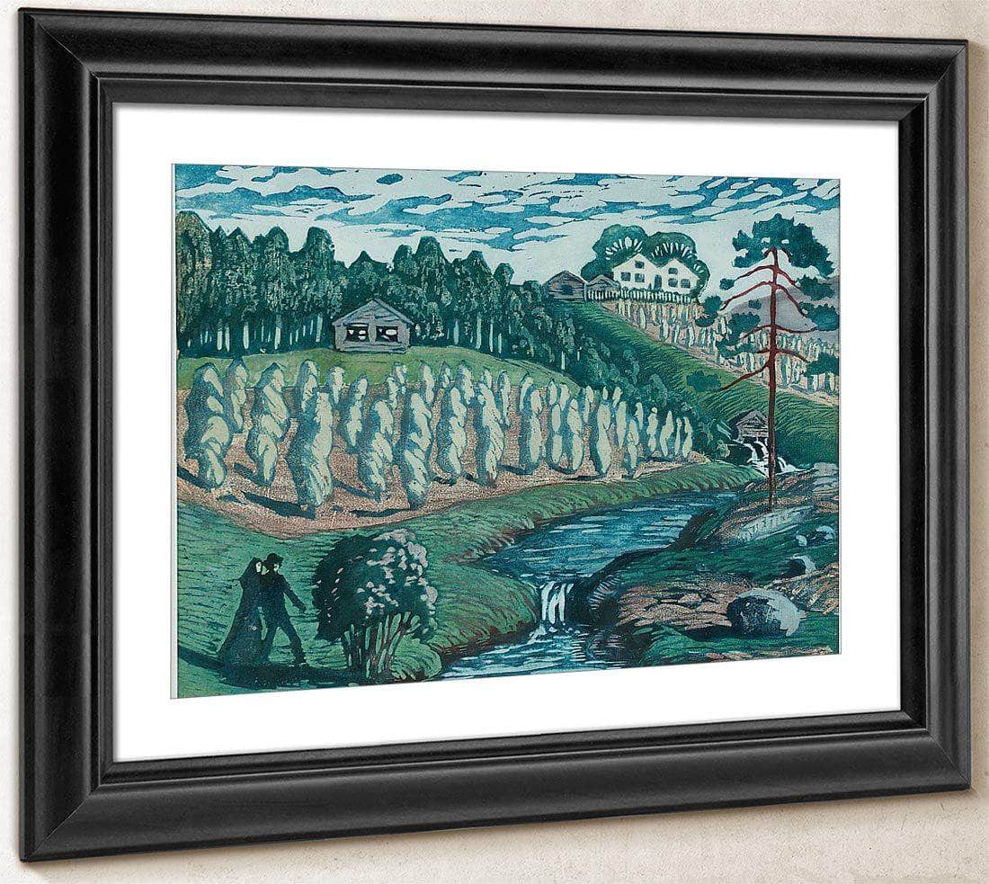 Large Stook 1 By Nicolai Astrup Fine Art Print