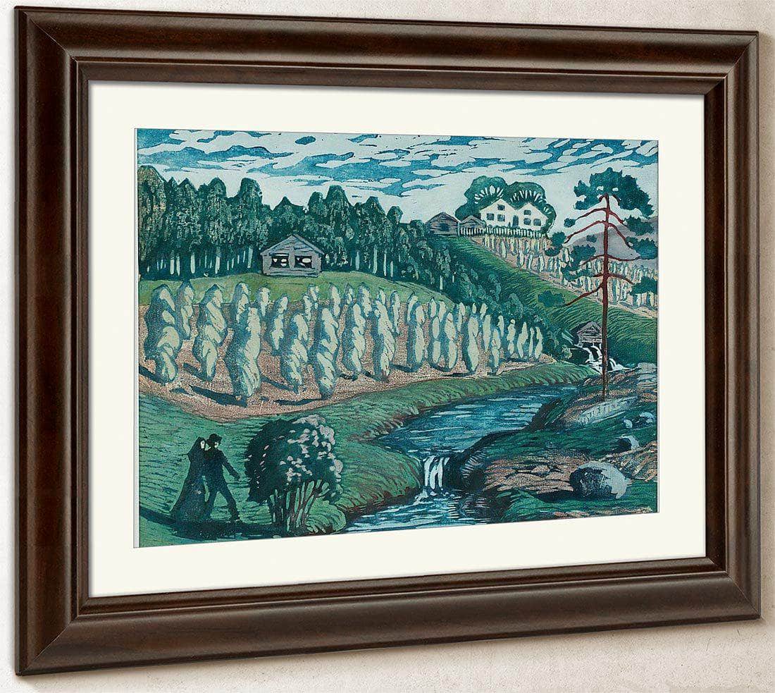 Large Stook 1 By Nicolai Astrup Fine Art Print