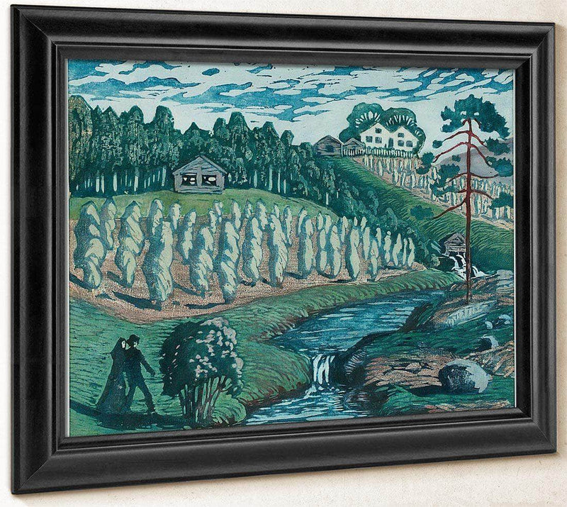 Large Stook 1 By Nicolai Astrup Fine Art Print